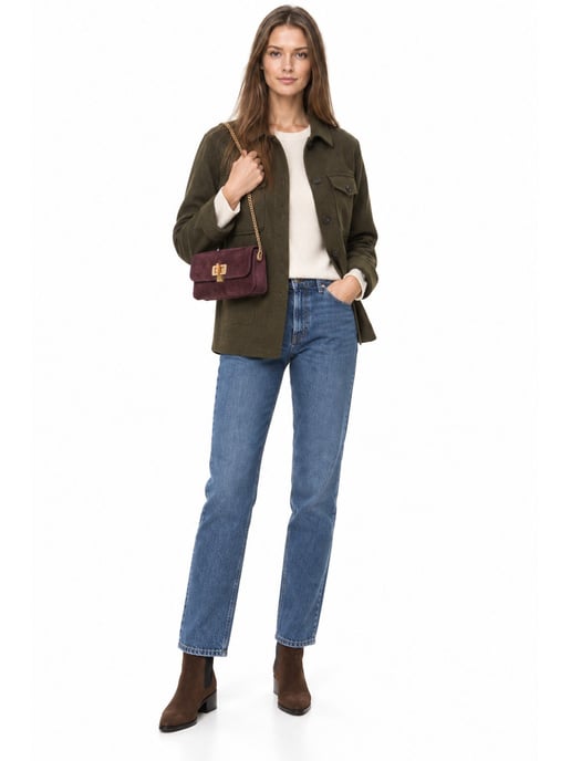 Luisa Vannini BURDEOS Bolso de cuero - Image 6