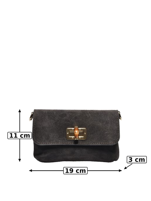 Luisa Vannini Bicolor Bolso de cuero - Image 5