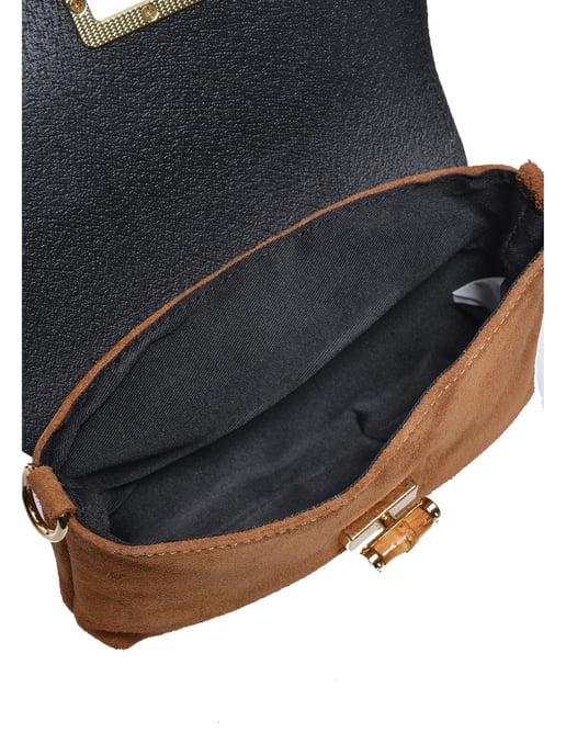 Luisa Vannini COGNAC Bolso de cuero - Image 4