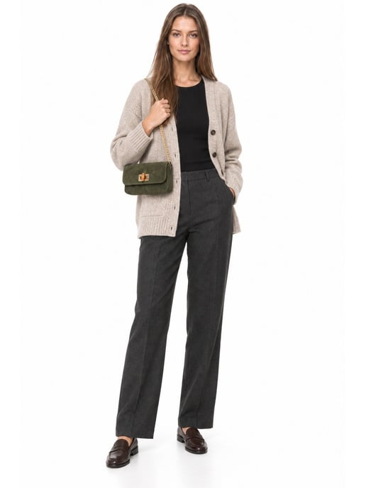 Luisa Vannini Caqui Bolso de cuero - Image 6