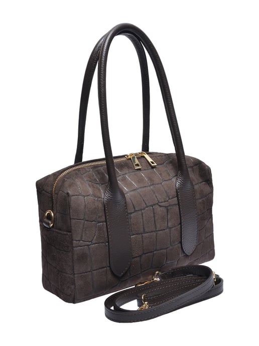 Luisa Vannini Bicolor Bolso de cuero - Image 2