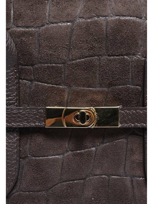 Luisa Vannini Bicolor Bolso de cuero - Image 3