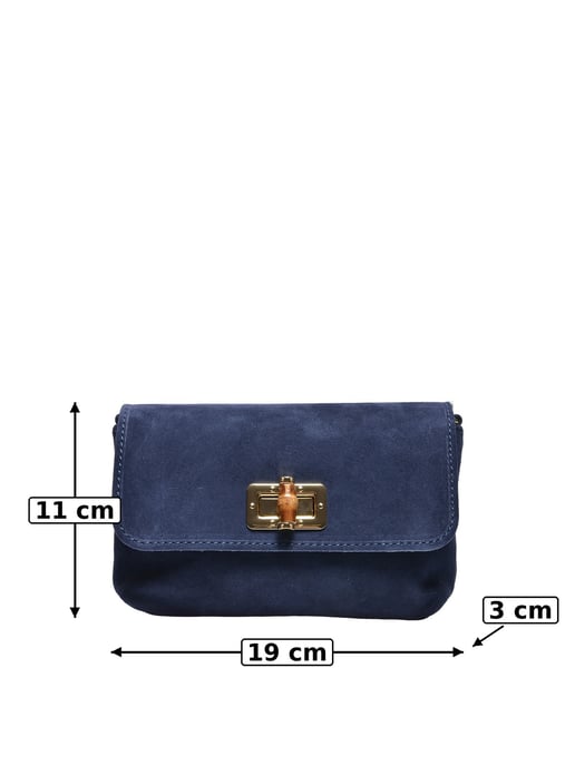 Luisa Vannini AZUL Bolso de cuero - Image 5