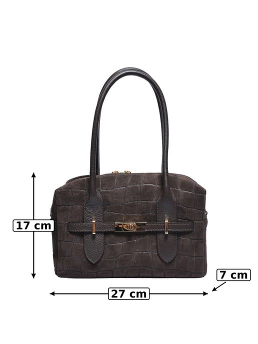 Luisa Vannini Bicolor Bolso de cuero - Image 5