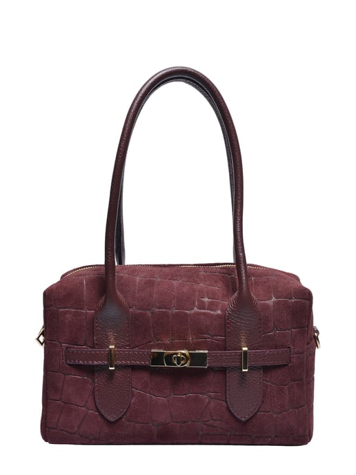 Luisa Vannini BURDEOS Bolso de cuero - Image 1