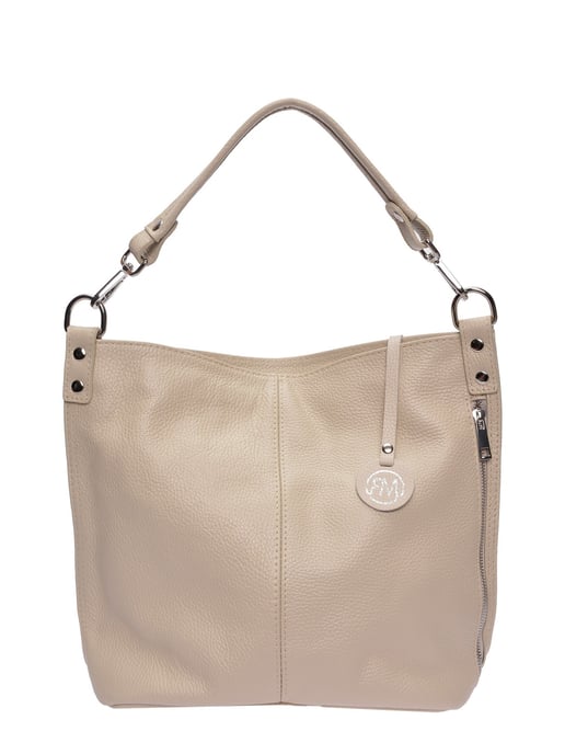 Roberta M Beige Bolso de cuero - Image 1