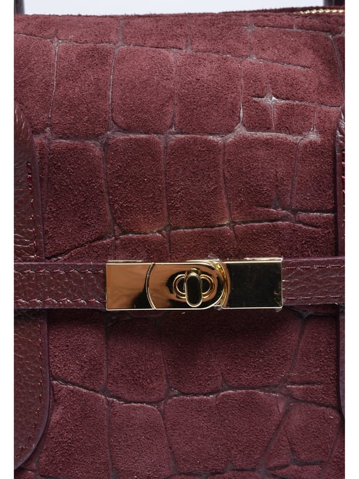 Luisa Vannini BURDEOS Bolso de cuero - Image 3