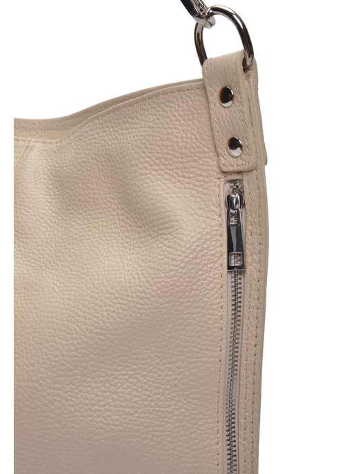 Roberta M Beige Bolso de cuero - Image 3