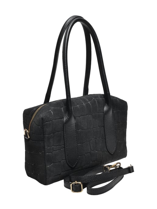Luisa Vannini NEGRO Bolso de cuero - Image 2