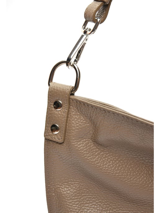 Roberta M Beige Bolso de cuero - Image 3