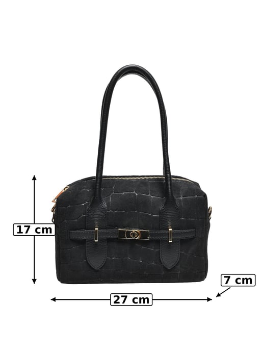 Luisa Vannini NEGRO Bolso de cuero - Image 5