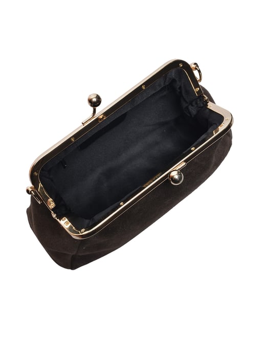Luisa Vannini Bicolor Bolso de cuero - Image 4