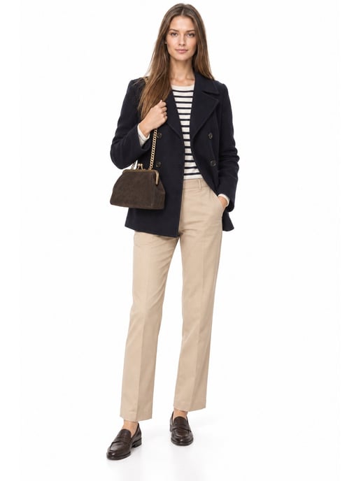 Luisa Vannini Bicolor Bolso de cuero - Image 6
