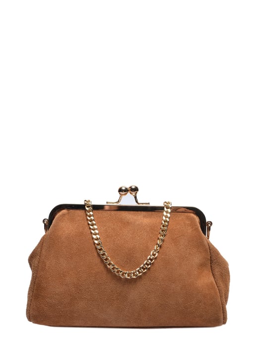 Luisa Vannini COGNAC Bolso de cuero - Image 1