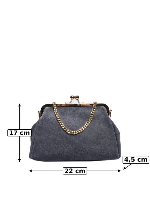 Luisa Vannini GREY Bolso de cuero - Image 5
