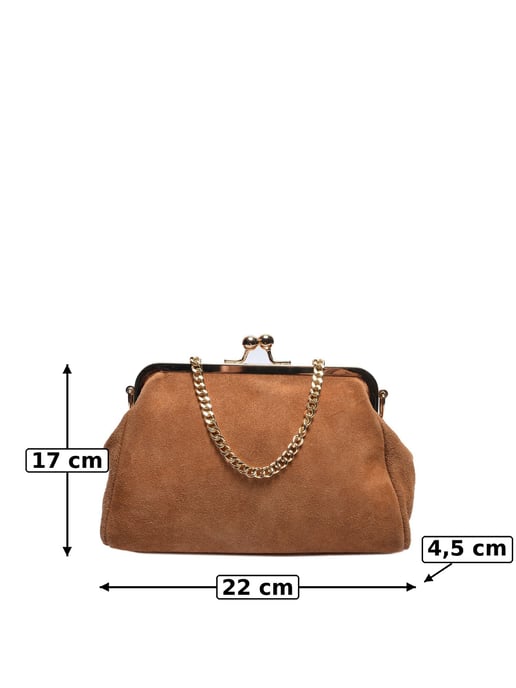 Luisa Vannini COGNAC Bolso de cuero - Image 5