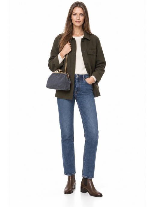 Luisa Vannini GREY Bolso de cuero - Image 6