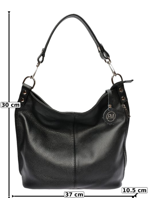 Roberta M Negro Bolso de cuero - Image 6