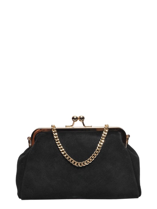 Luisa Vannini NEGRO Bolso de cuero - Image 1