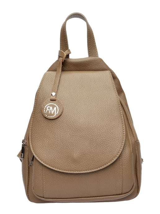 Roberta M Beige Bolso de cuero - Image 1