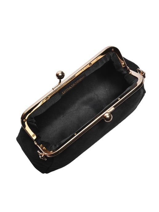 Luisa Vannini NEGRO Bolso de cuero - Image 4