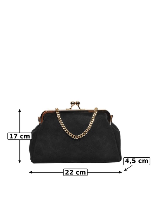 Luisa Vannini NEGRO Bolso de cuero - Image 5