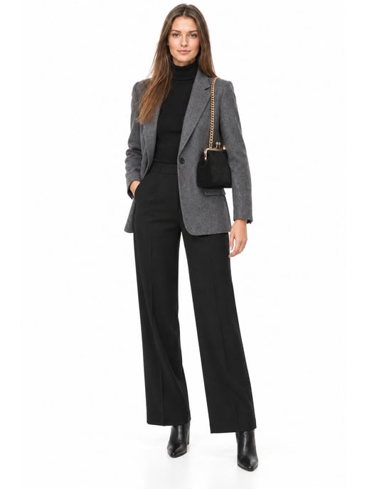 Luisa Vannini NEGRO Bolso de cuero - Image 6