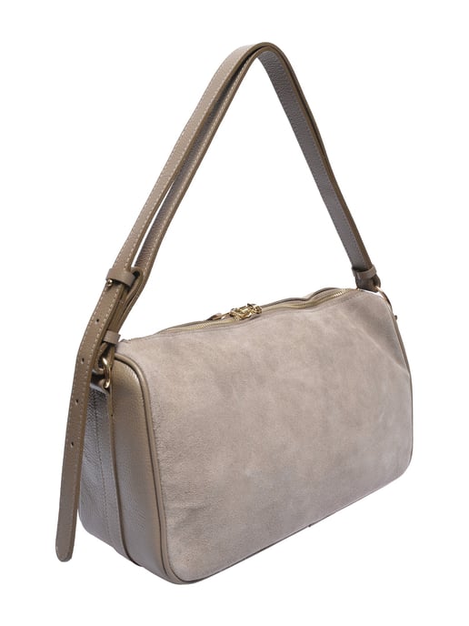 Luisa Vannini Beige Bolso de cuero - Image 2