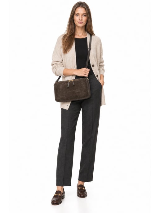 Luisa Vannini Granate Bolso de cuero - Image 6