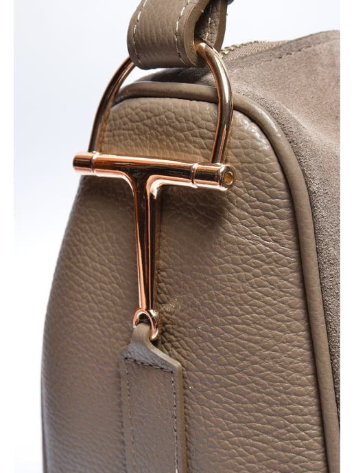 Luisa Vannini Beige Bolso de cuero - Image 3