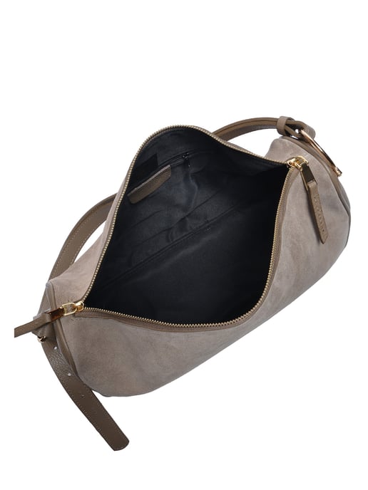 Luisa Vannini Beige Bolso de cuero - Image 4