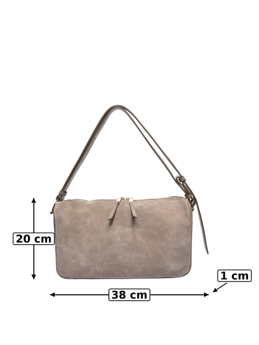 Luisa Vannini Beige Bolso de cuero - Image 5