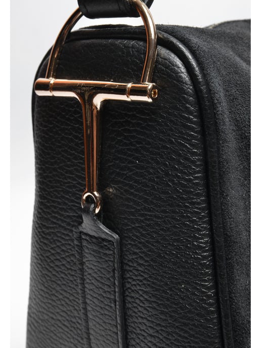 Luisa Vannini Negro Bolso de cuero - Image 3