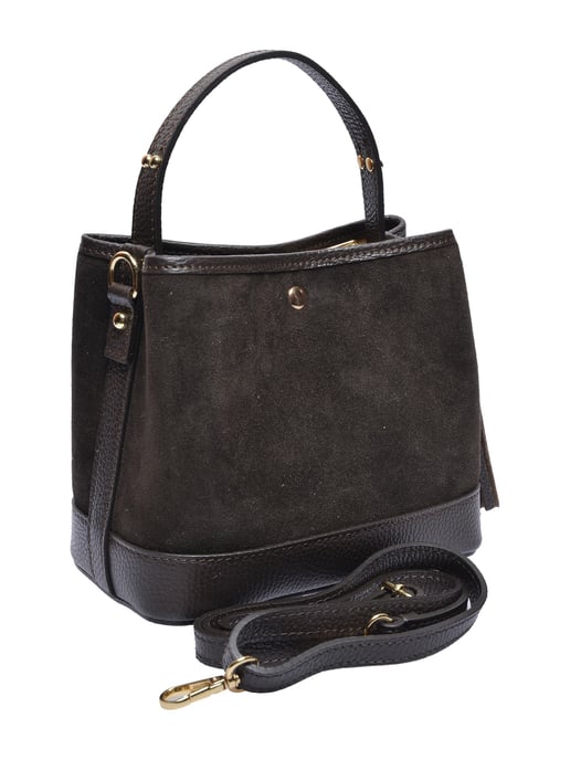Luisa Vannini Bicolor Bolso de cuero - Image 2