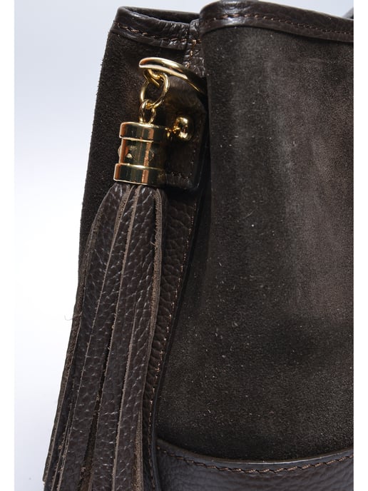 Luisa Vannini Bicolor Bolso de cuero - Image 3