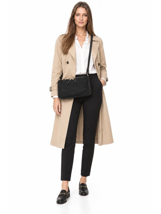 Luisa Vannini Negro Bolso de cuero - Image 6