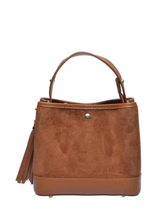 Luisa Vannini COGNAC Bolso de cuero - Image 1