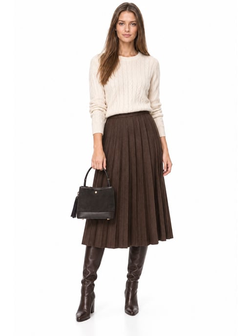 Luisa Vannini Bicolor Bolso de cuero - Image 6