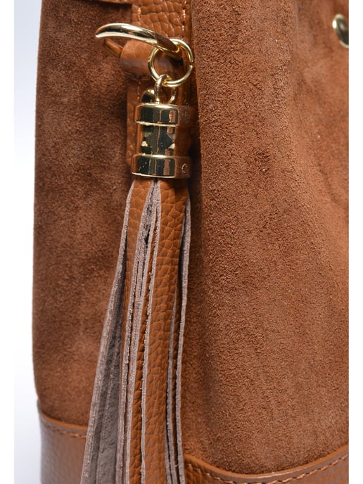 Luisa Vannini COGNAC Bolso de cuero - Image 3