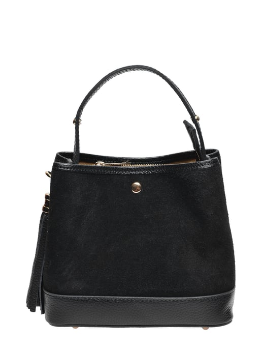 Luisa Vannini NEGRO Bolso de cuero - Image 1