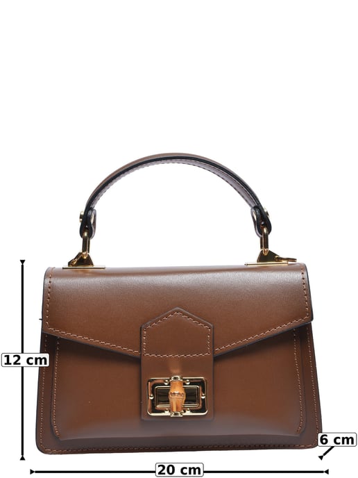 Roberta M Granate Bolso de cuero - Image 5