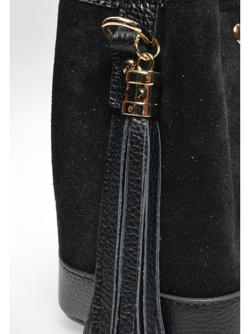 Luisa Vannini NEGRO Bolso de cuero - Image 3