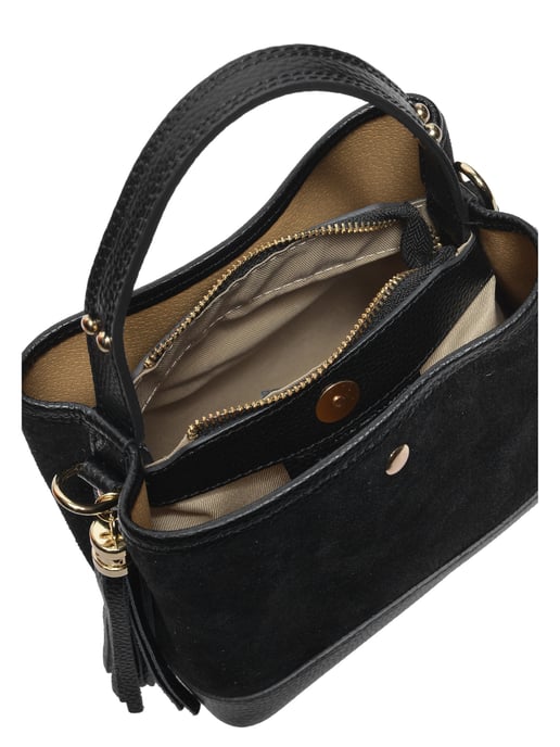 Luisa Vannini NEGRO Bolso de cuero - Image 4