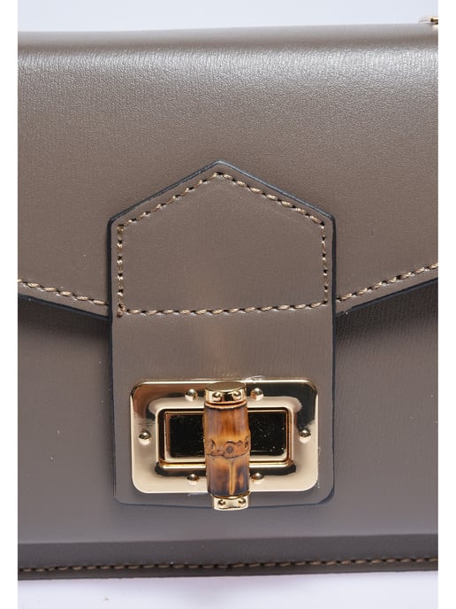 Roberta M Beige Bolso de cuero - Image 3