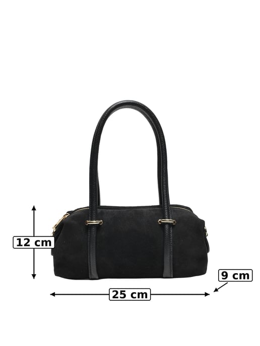 Luisa Vannini NEGRO Bolso de cuero - Image 5