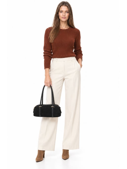 Luisa Vannini NEGRO Bolso de cuero - Image 6