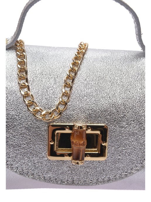 Roberta M Plata Bolso de cuero - Image 3