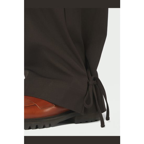 Neo Noir Isotta Structure Tie Pantalones 170430 676 Marrón oscuro - Image 6