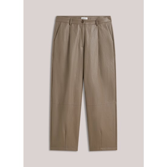 Summum 4s3043-12526 756 Pantalón Balloon Piel Sintética Suave Marrón Sepia - Image 2