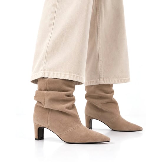 DWRS Label Perugia botines de tacón color moca para mujer - Image 3